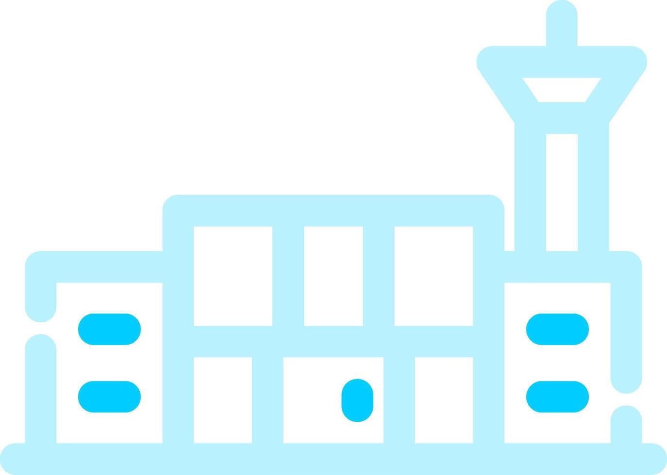 Airport Creative Icon Design vector
