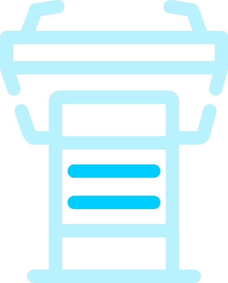 Tribune Creative Icon Design vector