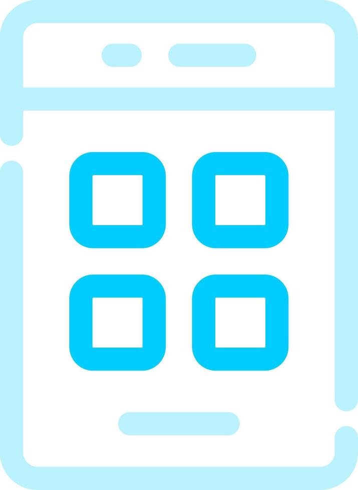 Grid Creative Icon Design vector