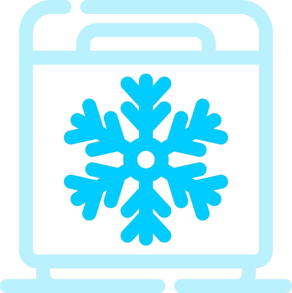 Freezer Creative Icon Design vector