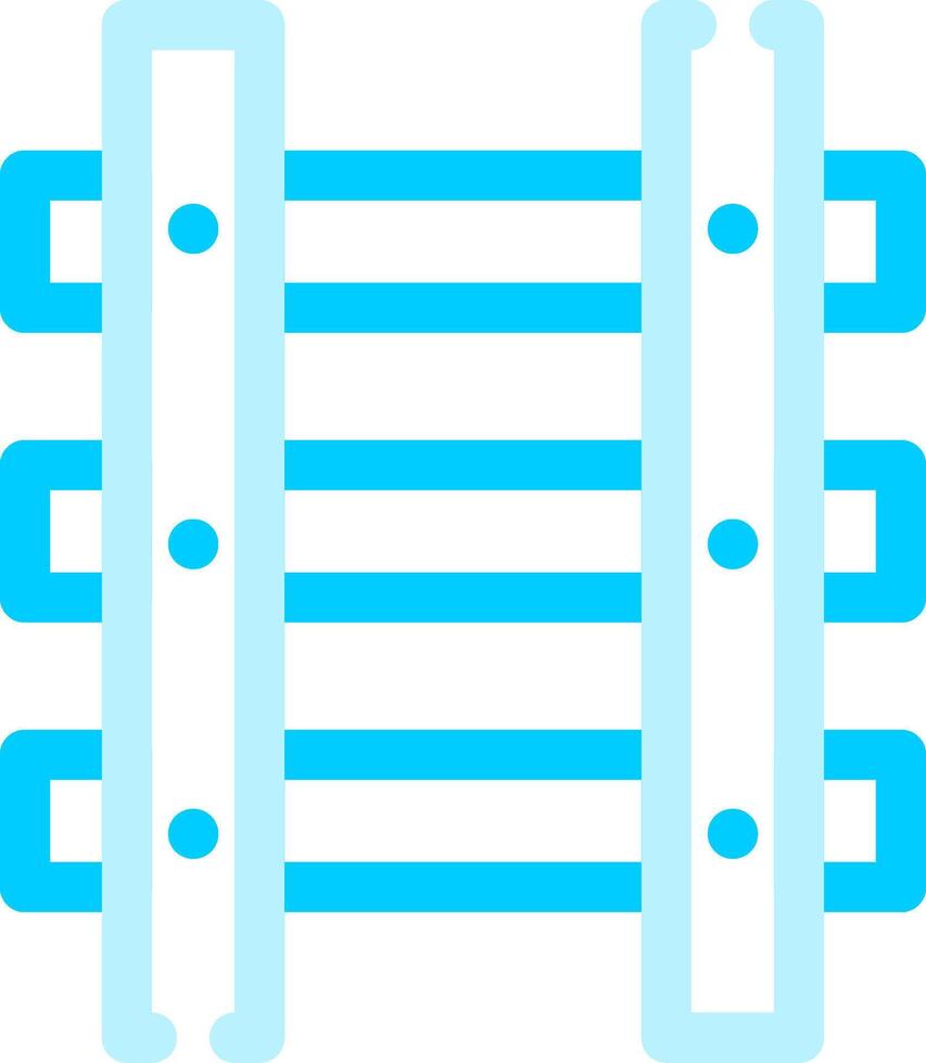 Train Tracks Creative Icon Design vector