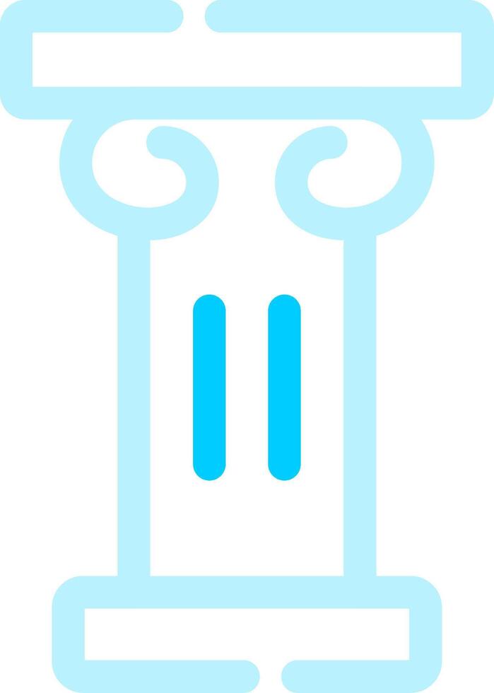 Pillar Creative Icon Design vector