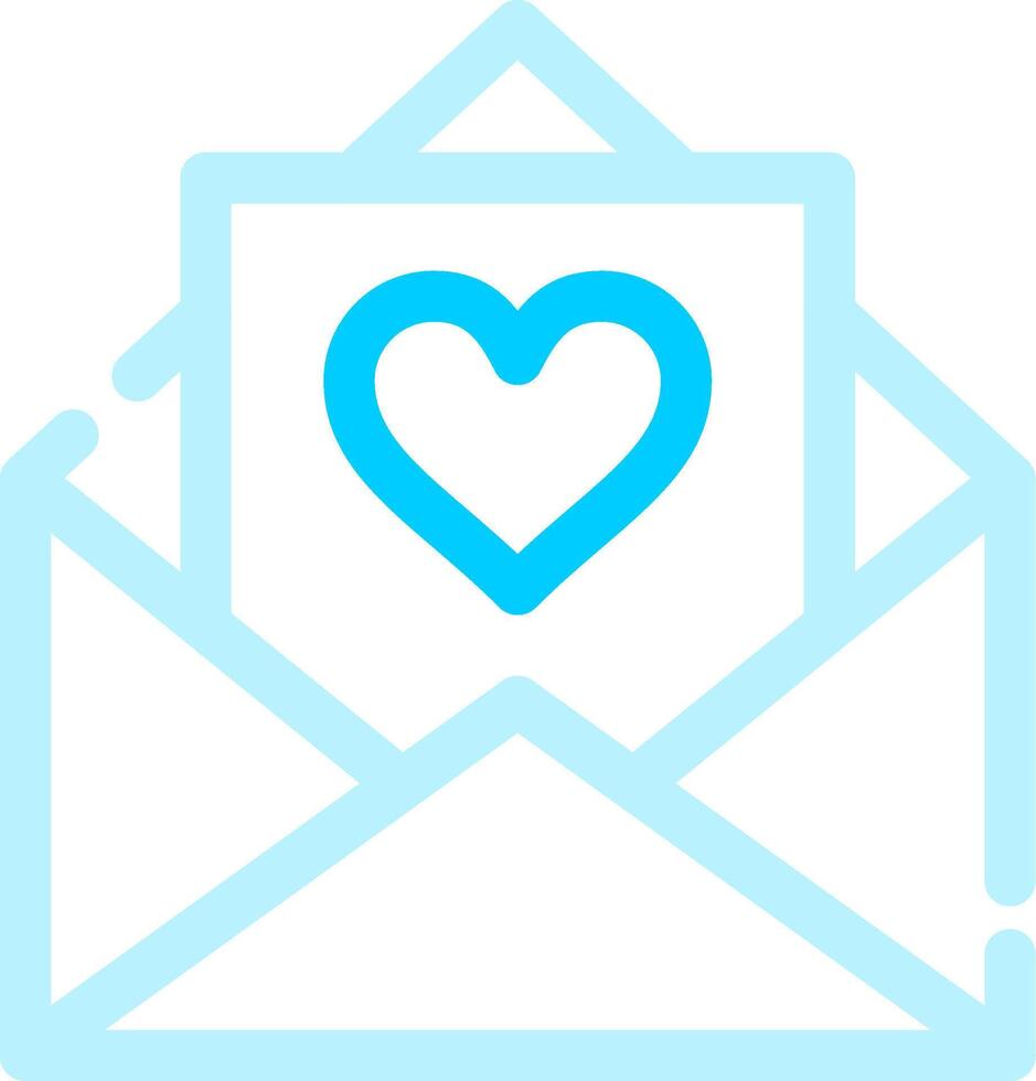 Love Letter Creative Icon Design vector