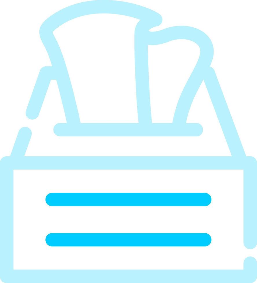 Tissue Box Creative Icon Design vector