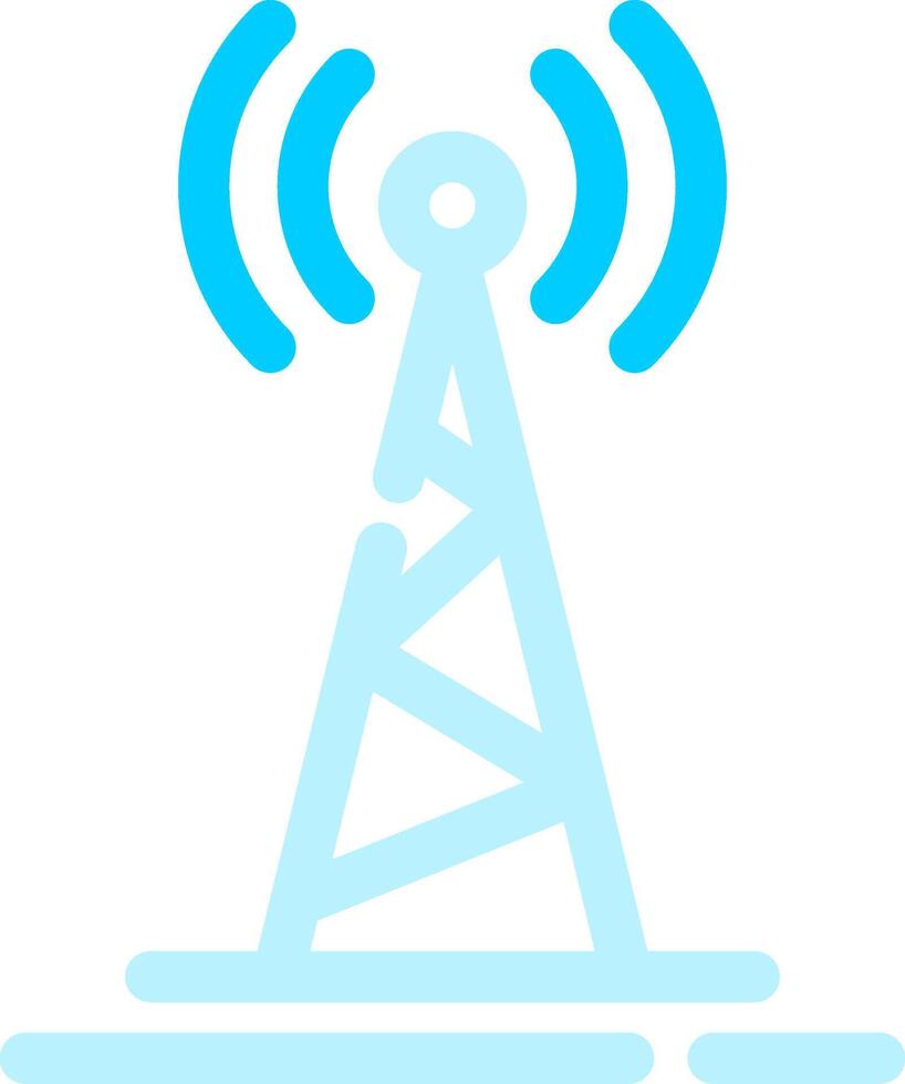 diseño de icono creativo de torre de radio vector