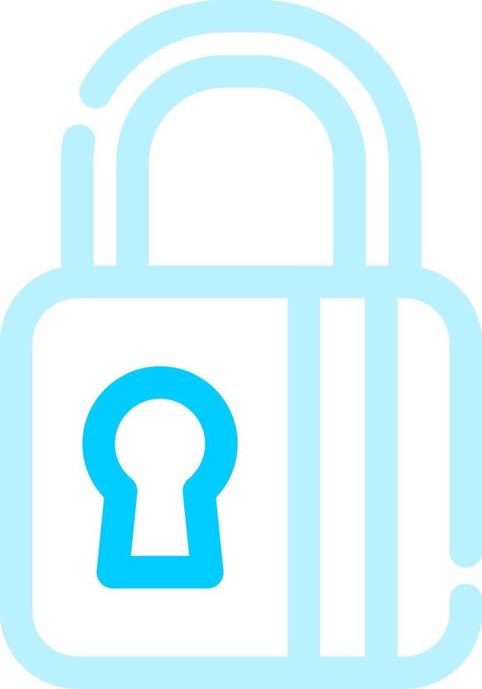 Padlock Creative Icon Design vector