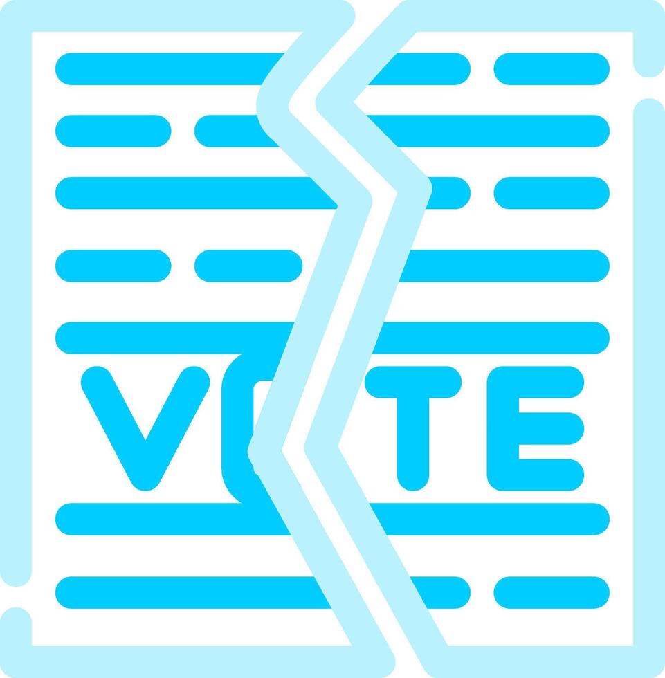Ballot Creative Icon Design vector