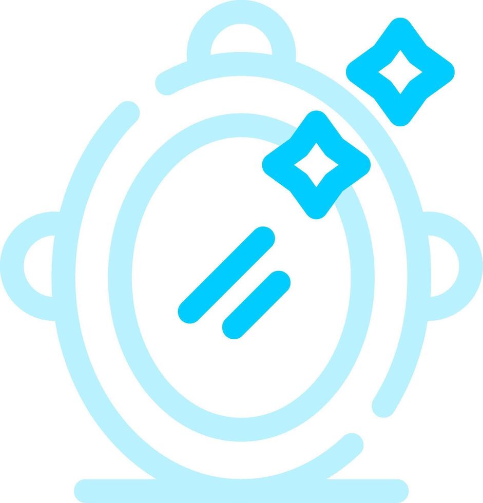 Magic Mirror Creative Icon Design vector