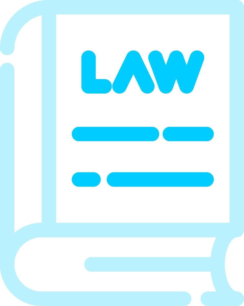 Law Book Creative Icon Design vector