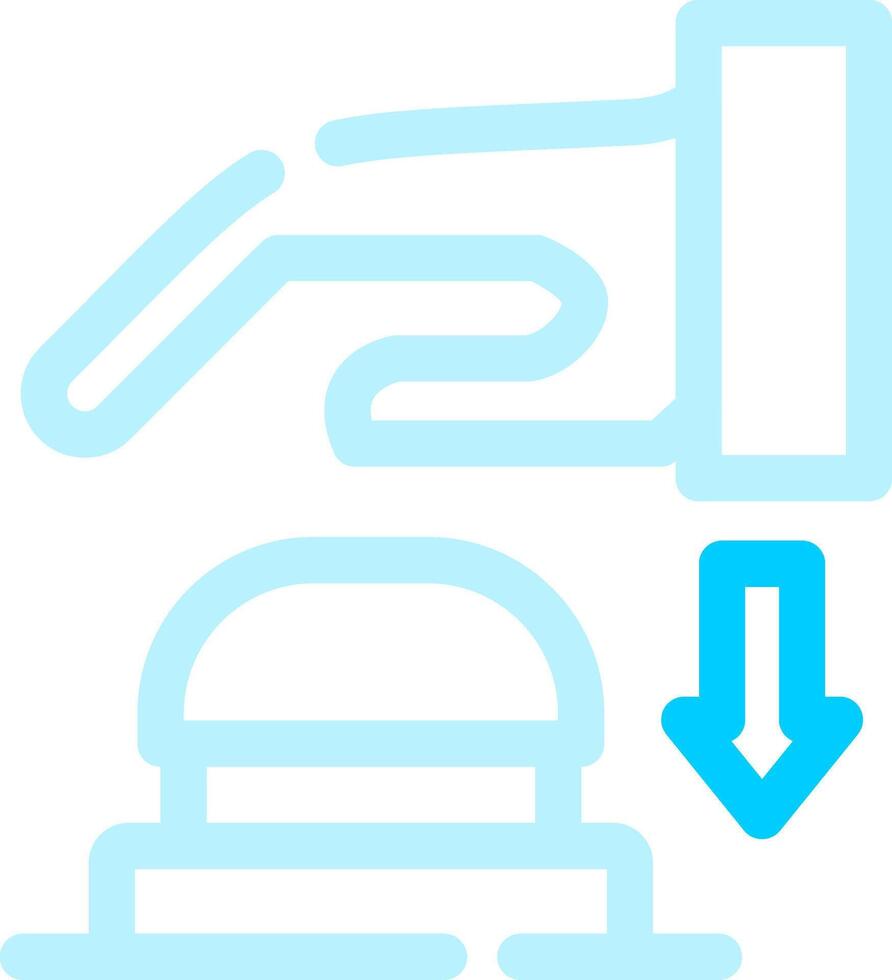 Emergency Button Creative Icon Design vector