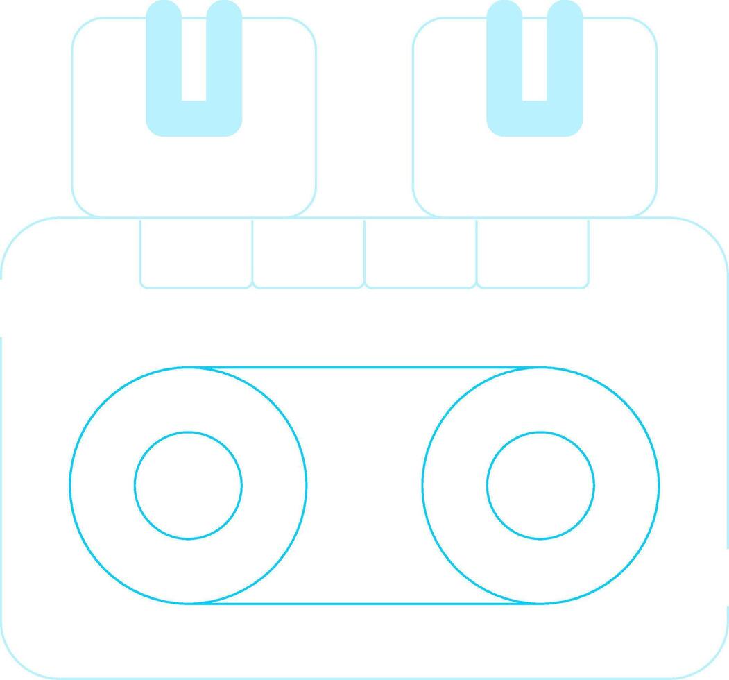 Cyber Physical System Creative Icon Design vector