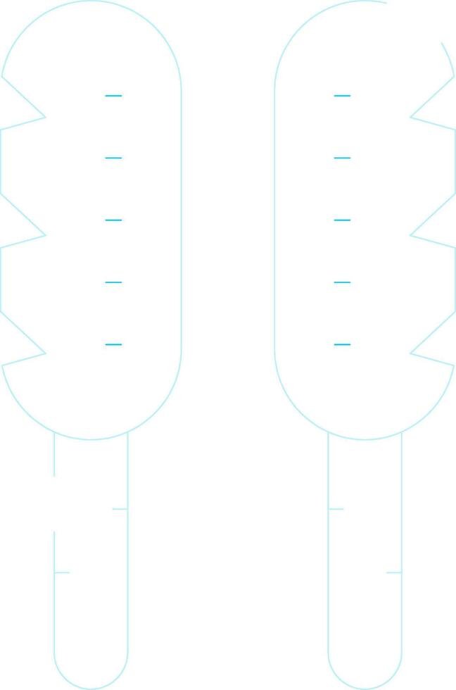 Corn Dog Creative Icon Design vector