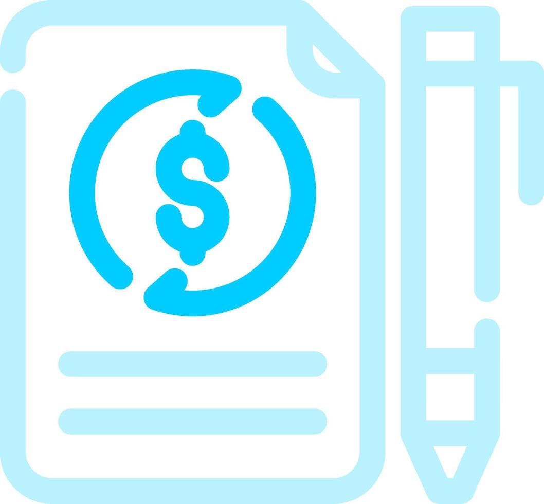 Convertible Note Creative Icon Design vector