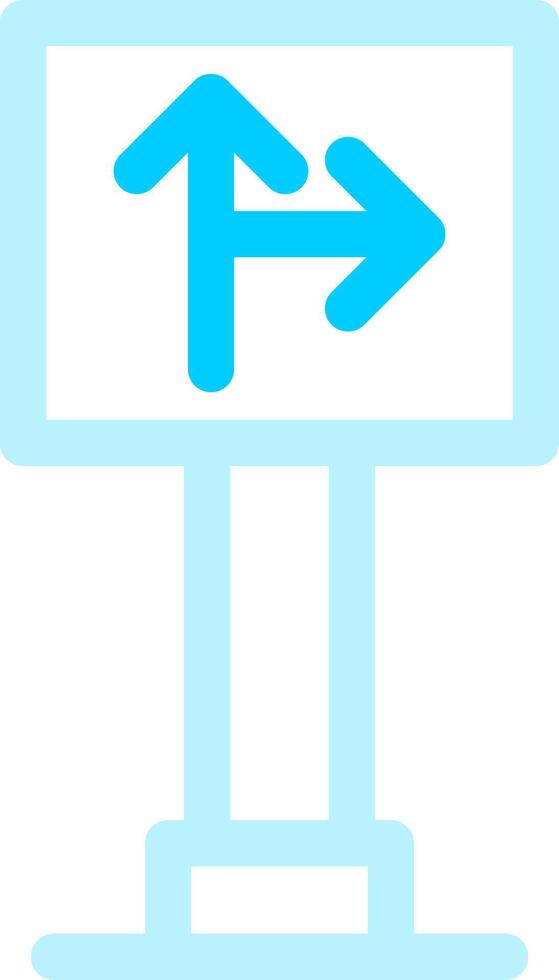 Traffic Sign Creative Icon Design vector