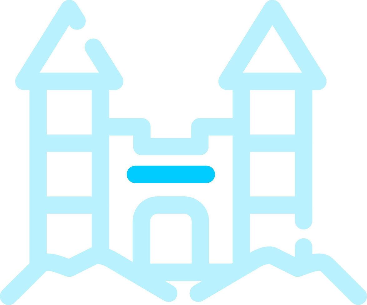 Line Two Color Design vector