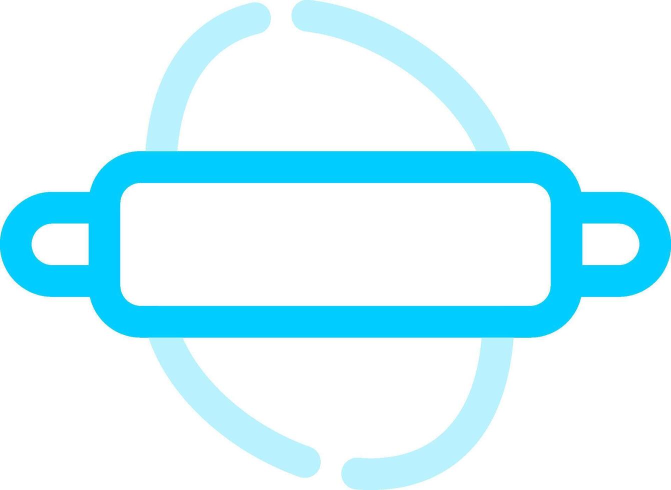 Rolling Pin Creative Icon Design vector
