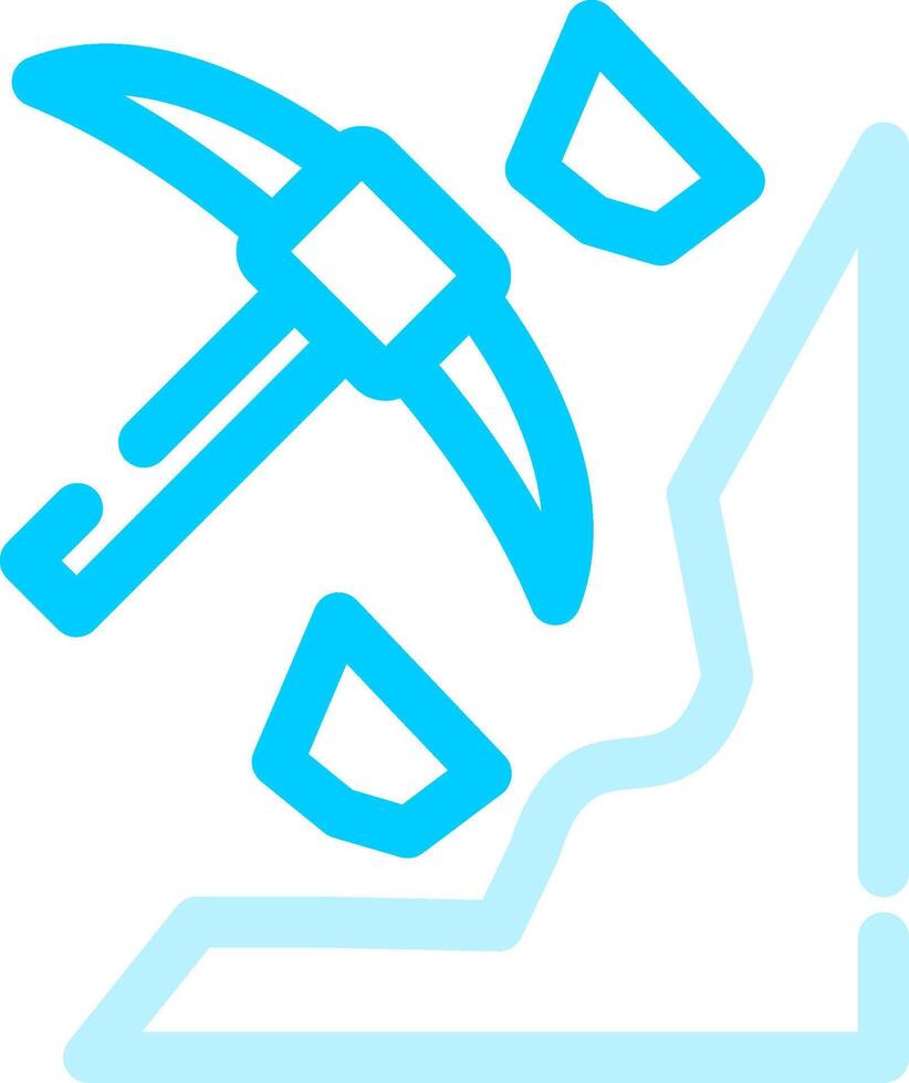 Mining Creative Icon Design vector