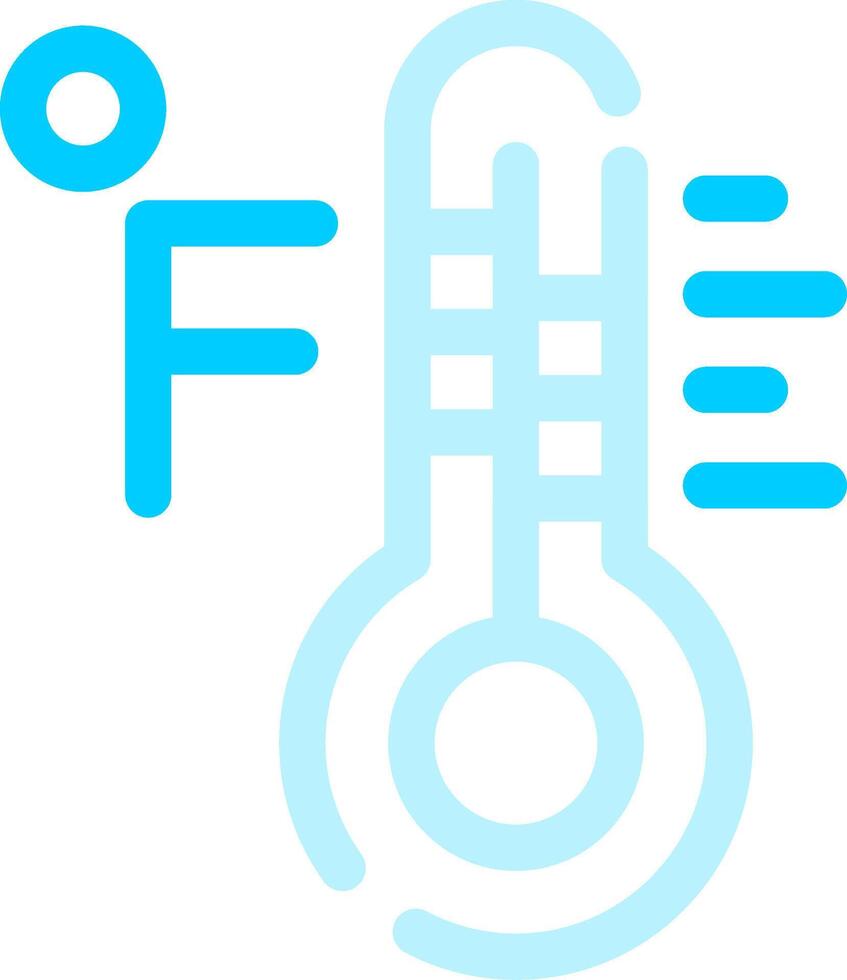 Fahrenheit Creative Icon Design vector