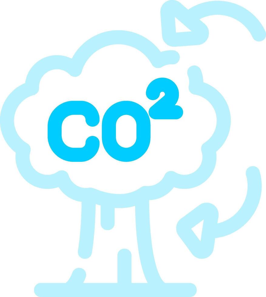 CO2 Creative Icon Design vector