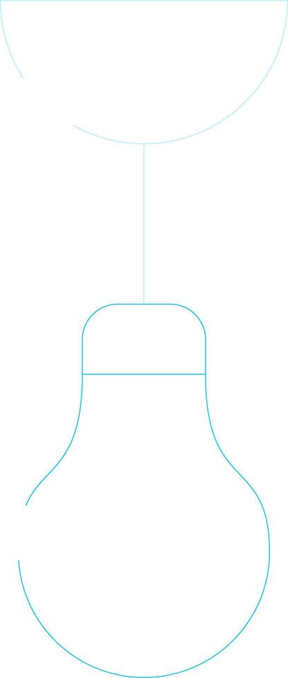 Ceiling Lamp Creative Icon Design vector