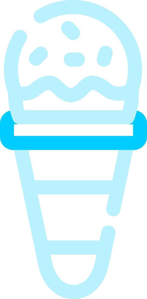 Ice Cream Cone Creative Icon Design vector