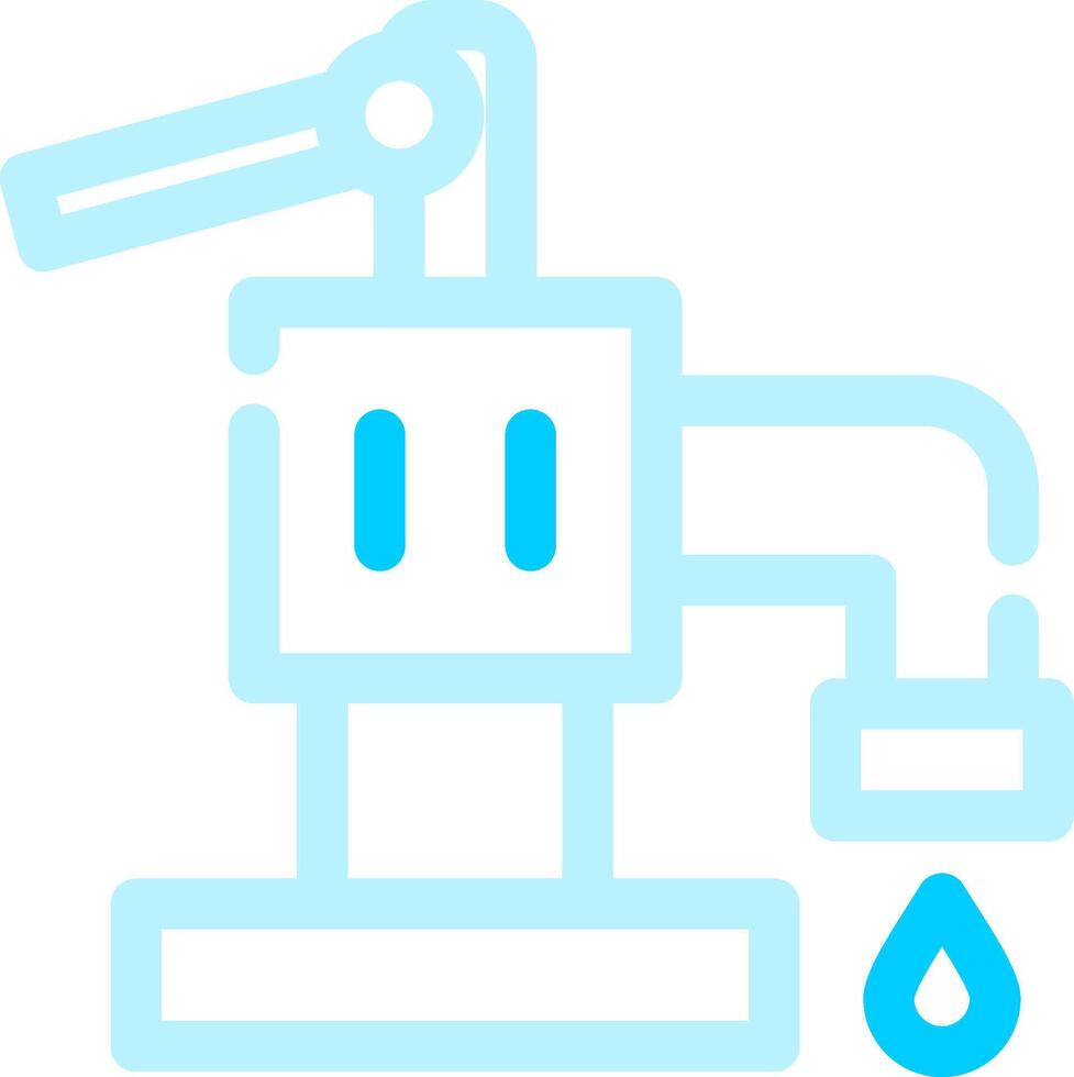 Hand Pump Creative Icon Design vector