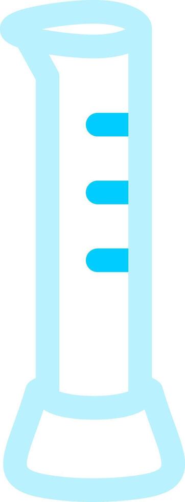 Graduated Cylinder Creative Icon Design vector