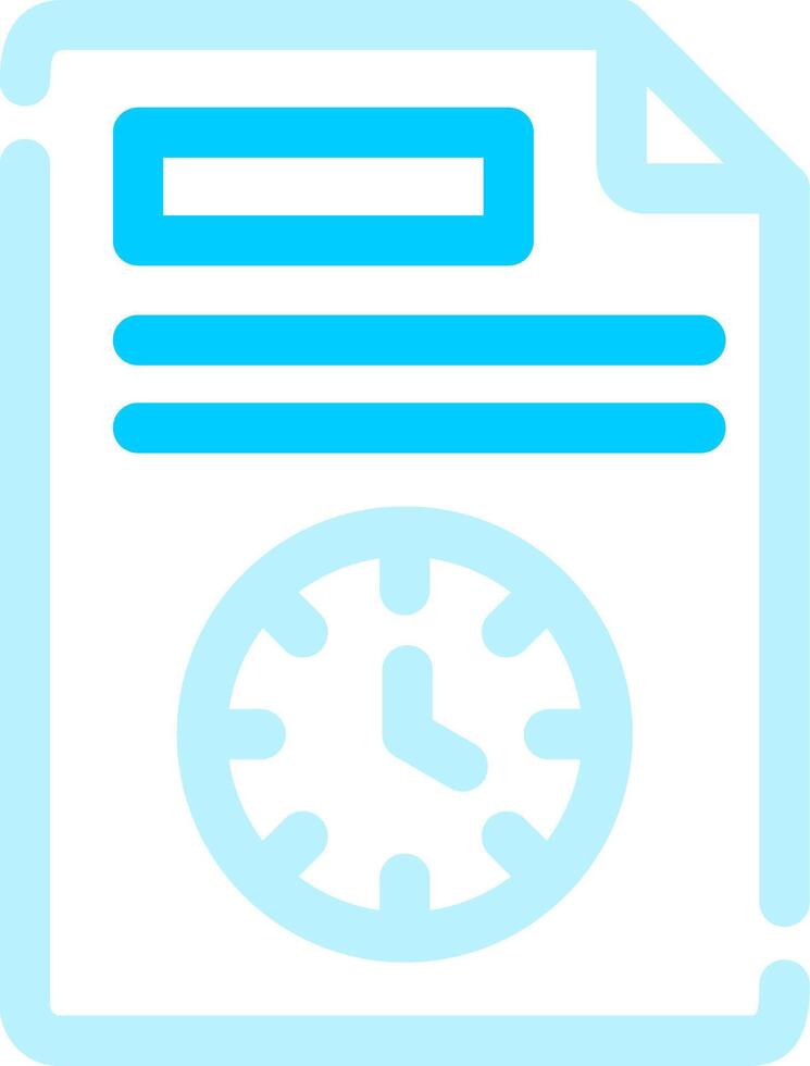 Schedule Creative Icon Design vector