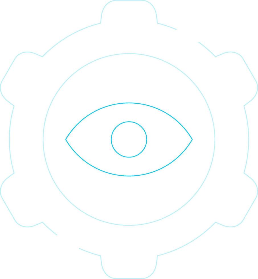 Eye Setting Creative Icon Design vector