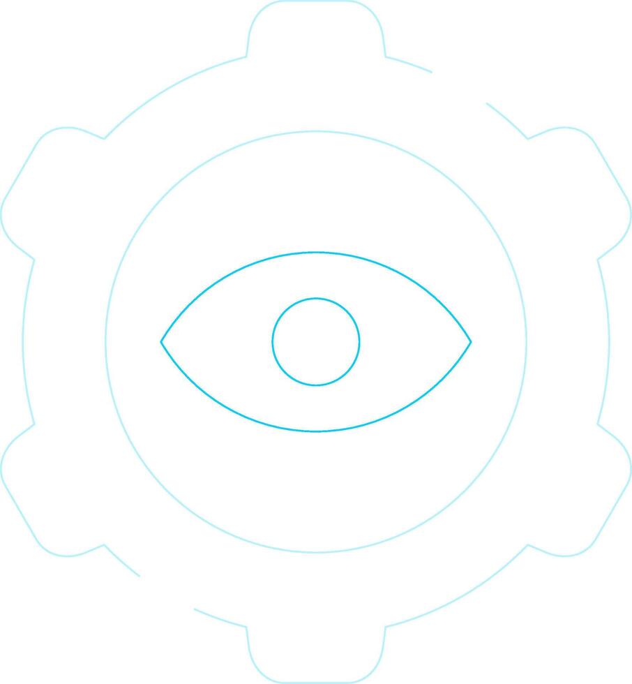 Eye Setting Creative Icon Design vector