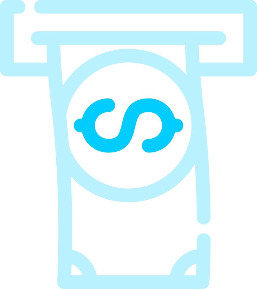 Withdrawal Creative Icon Design vector