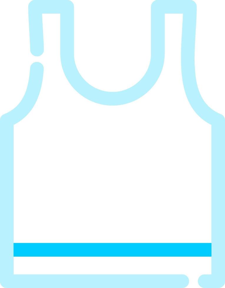 Tank Top Creative Icon Design vector