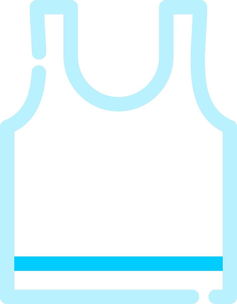 diseño de icono creativo de camiseta sin mangas vector