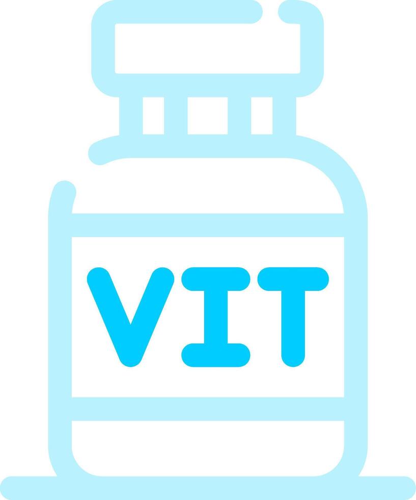 diseño de icono creativo de vitaminas vector