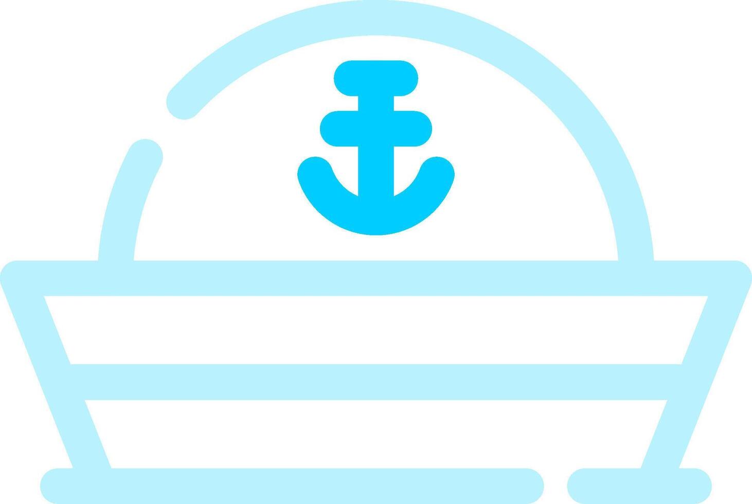 Sailor Hat Creative Icon Design vector