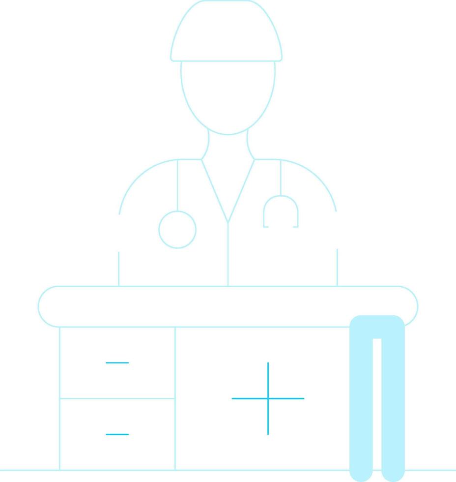 Doctor Office Creative Icon Design vector