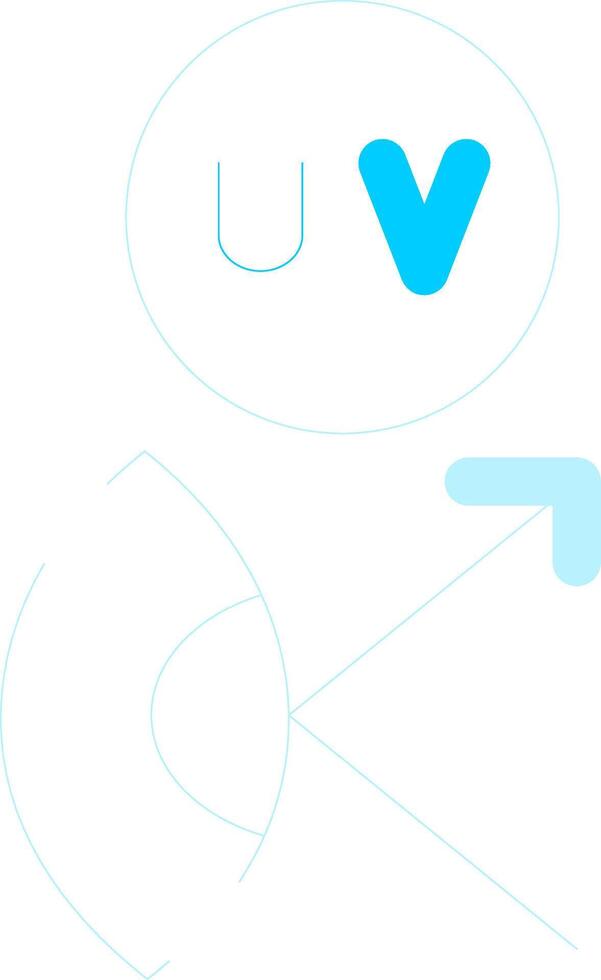 Blue Light Protection Creative Icon Design vector