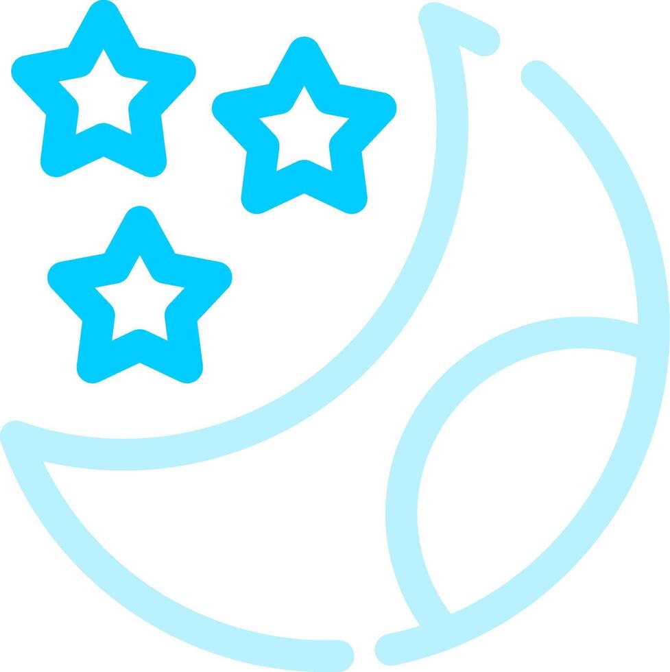 Moon Creative Icon Design vector