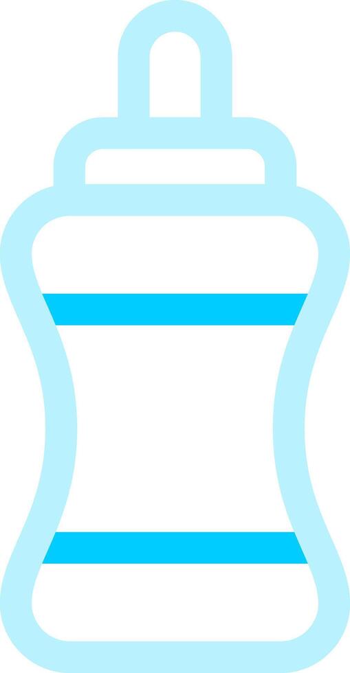 Water Bottle Creative Icon Design vector