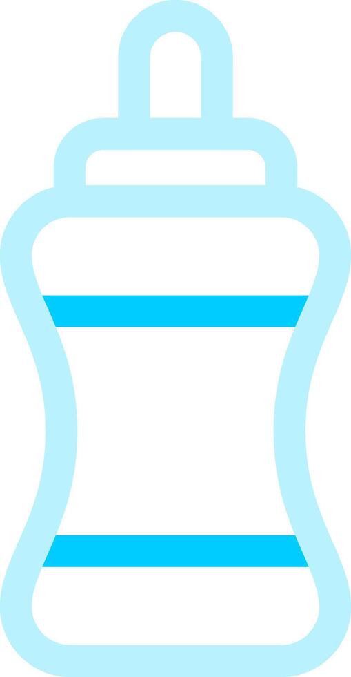 Water Bottle Creative Icon Design vector