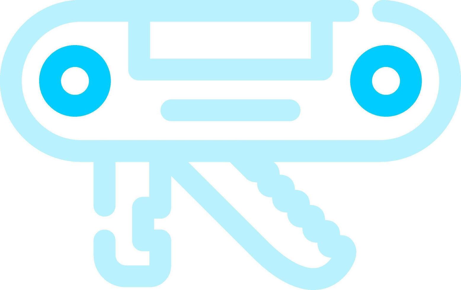 Swiss Army Knife Creative Icon Design vector