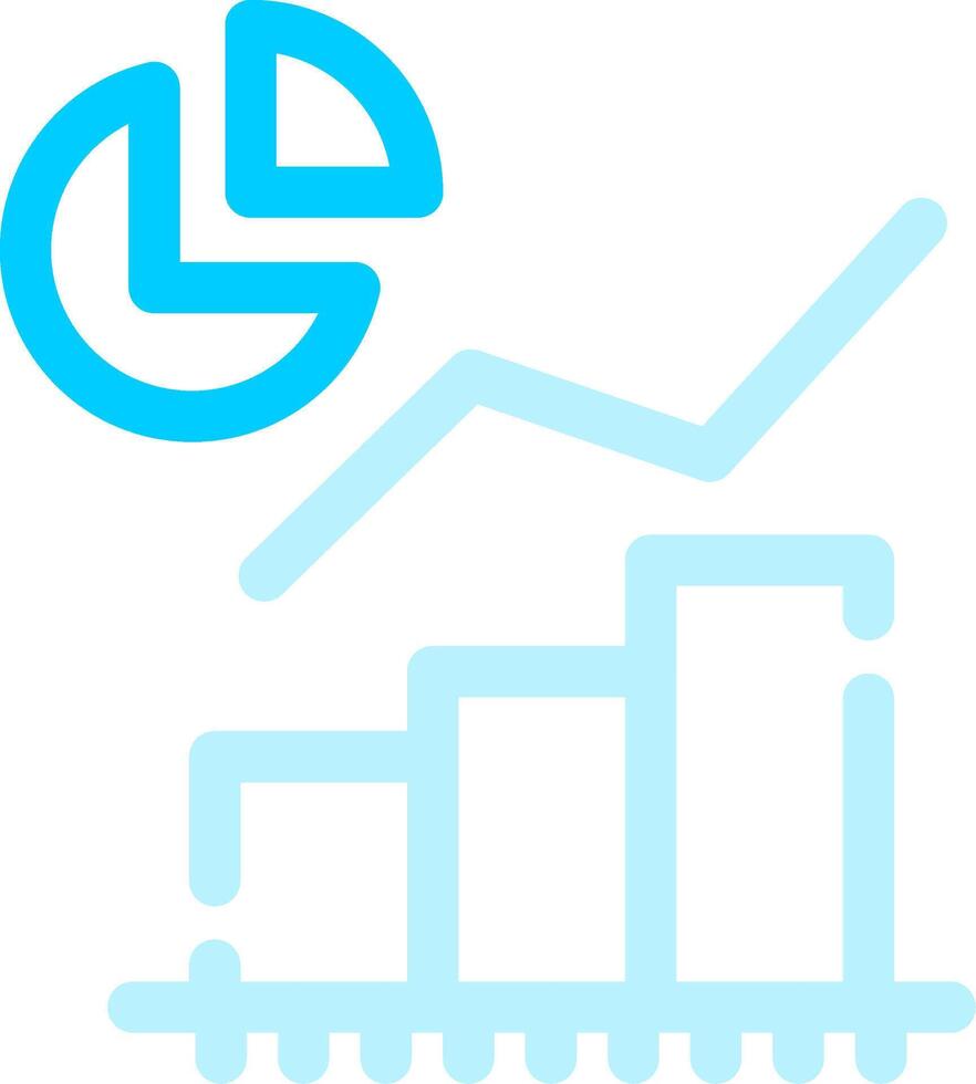Statistical Analysis Creative Icon Design vector