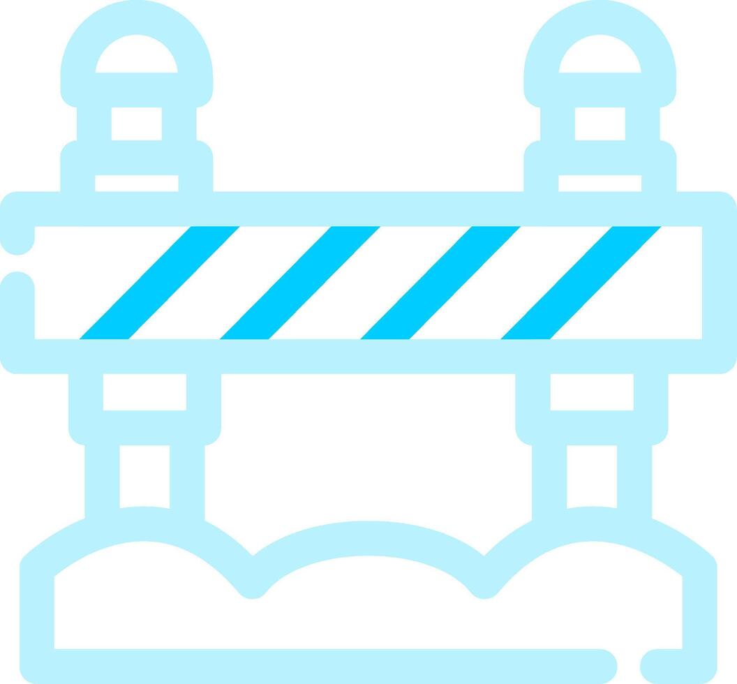 Road Block Creative Icon Design vector