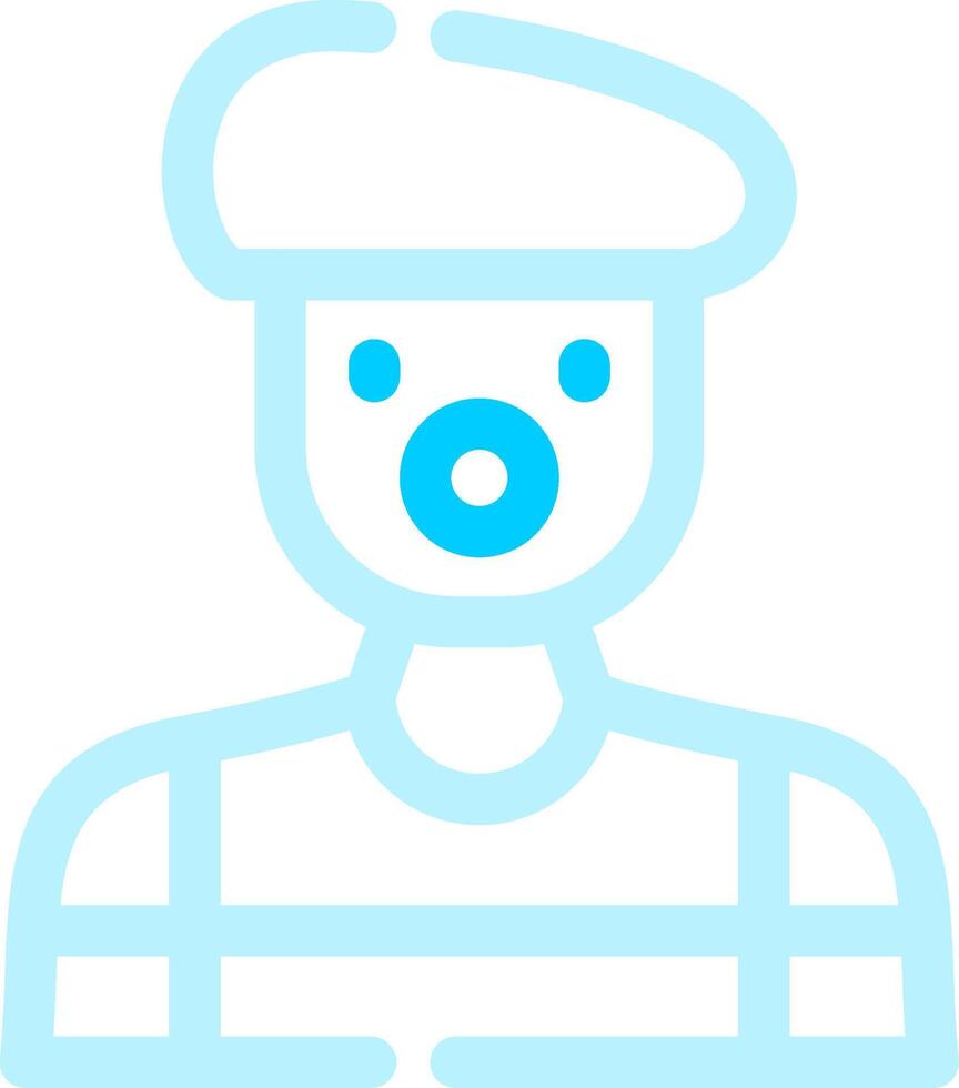 Mime Creative Icon Design vector