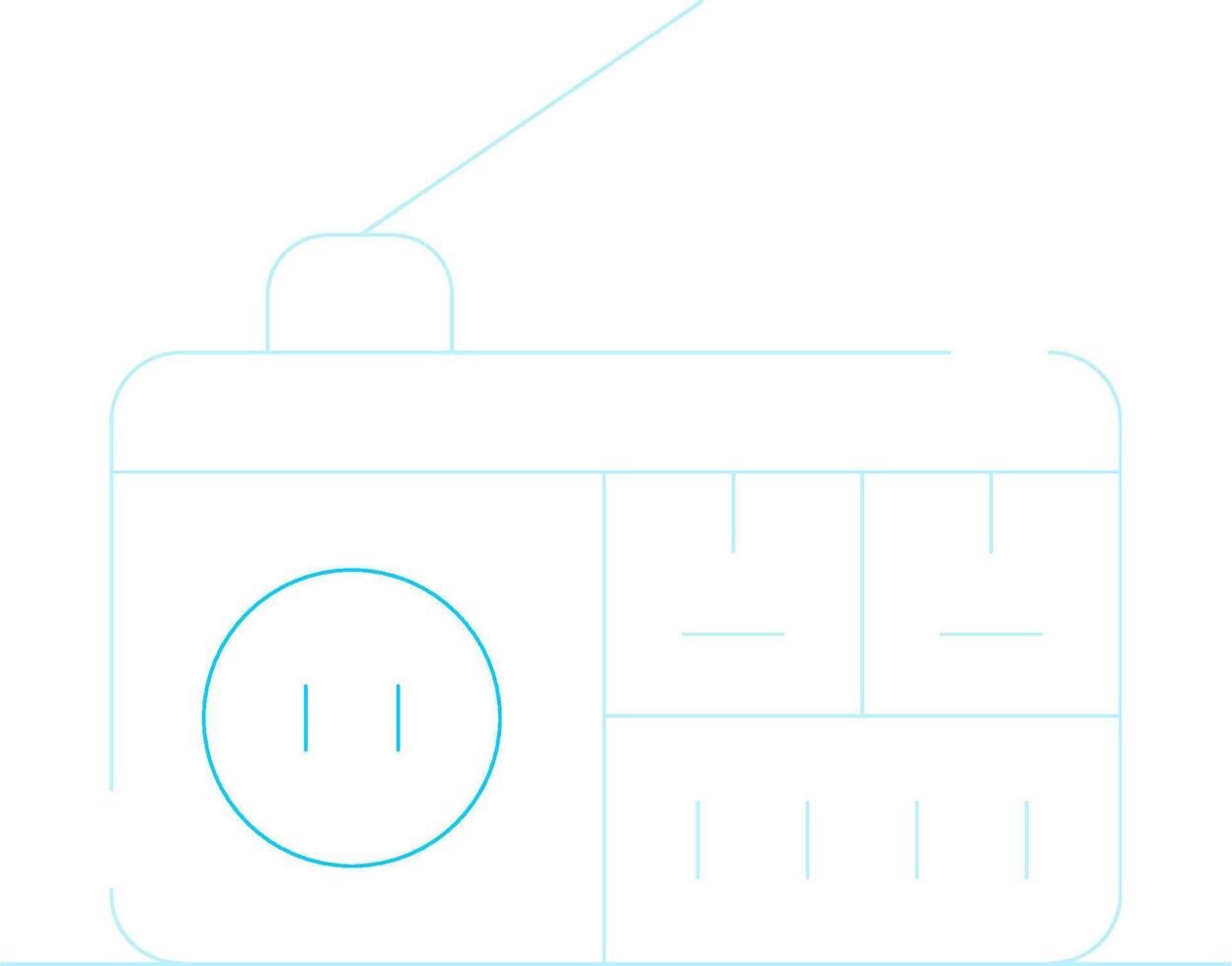 Analogue Media Creative Icon Design vector
