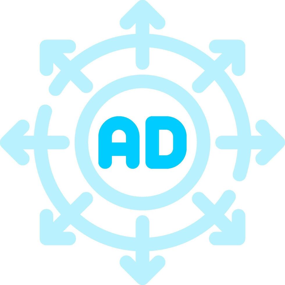 Advertising Submission Creative Icon Design vector