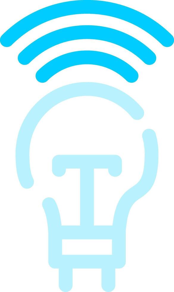 Smart Bulb Creative Icon Design vector