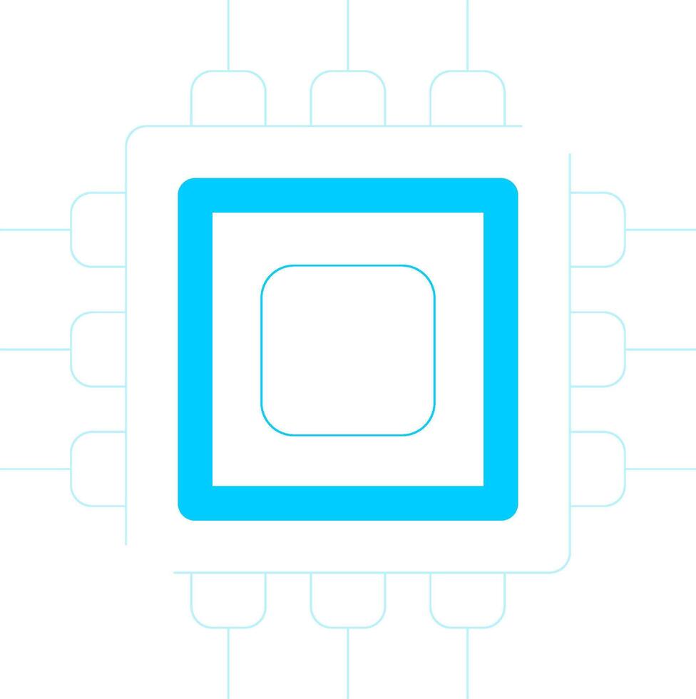 Processor Creative Icon Design vector