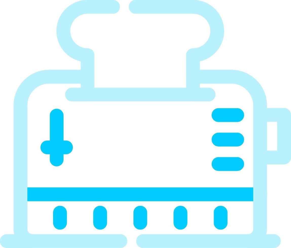 Toaster Creative Icon Design vector