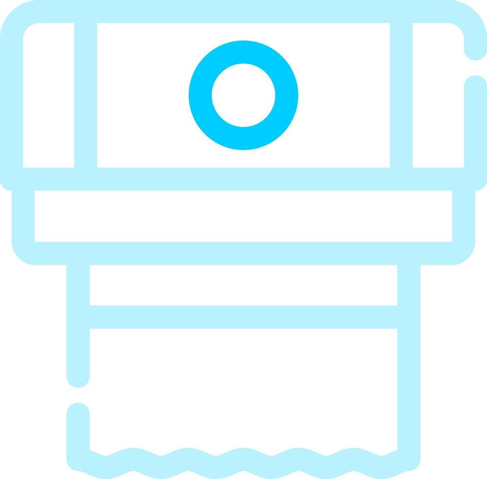 Paper Towel Creative Icon Design vector